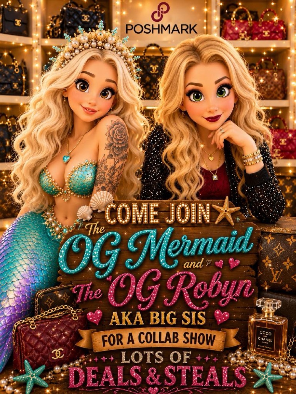 THE OGS ARE LIVE COLLAB SHOW 🧜♀️🍓🧜🏼♀️🍓 FLYER - Picture 6 of 11